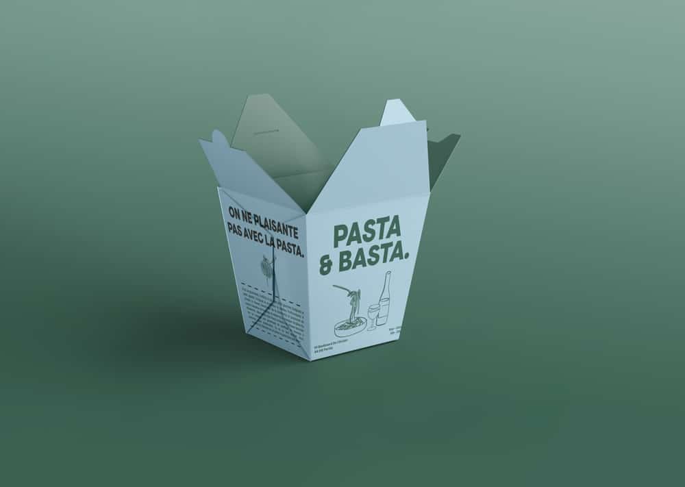 charte graphique et packaging pates pornic